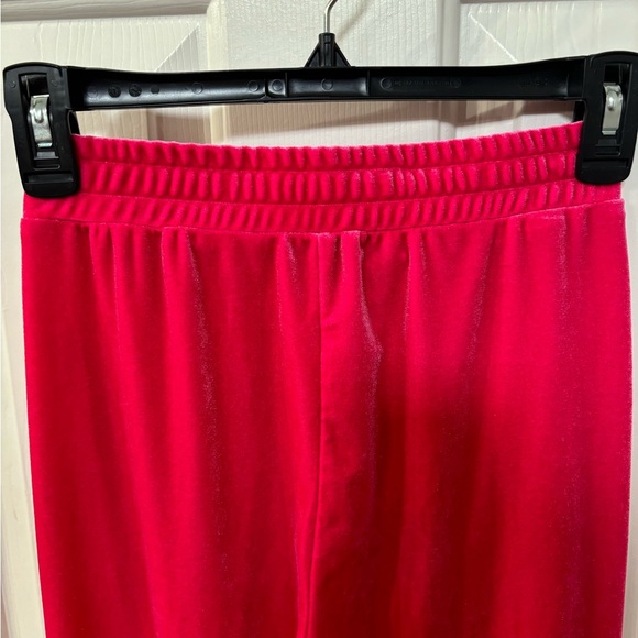 SHEIN EZwear Y2k Hot Pink Velvet Tracksuit Zip-up Hoodie & Pants Womens Size XS - Picture 11 of 14